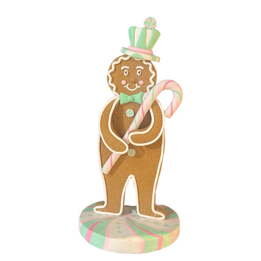 Mint Candy Gingerbread Man