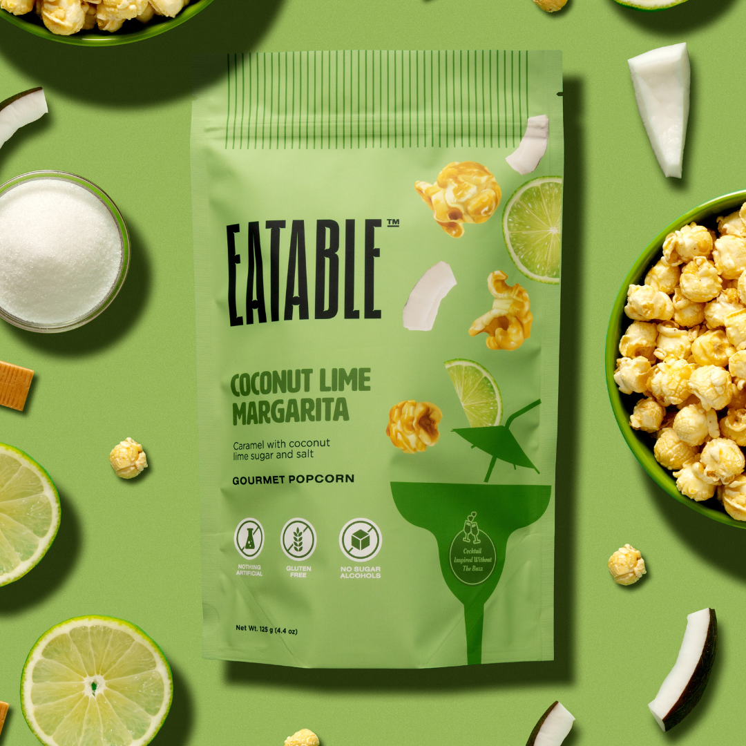 Coconut Lime Margarita - Gourmet Caramel Kettle Popcorn