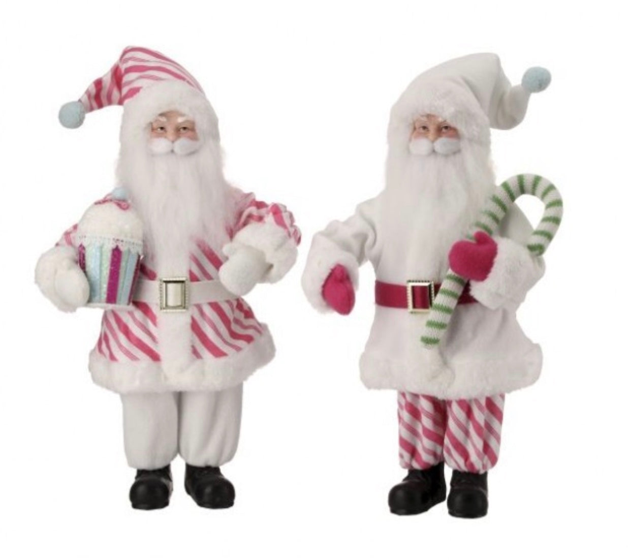 17" FABRIC SOO SWEET SANTA