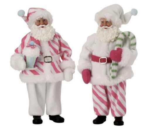 10" FABRIC SOO SWEET SANTA