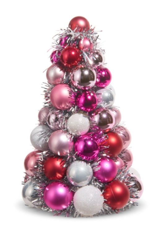 Blush/Silver Small Orn Tree - Small