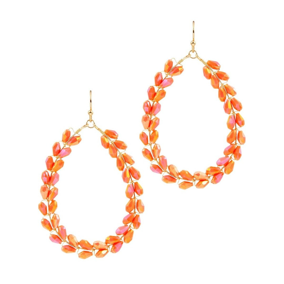 Coral Sophie Earrings